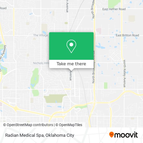 Radian Medical Spa map