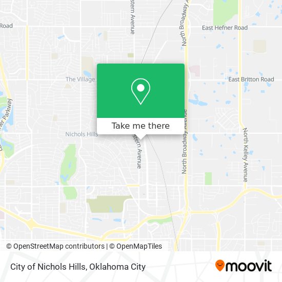 City of Nichols Hills map