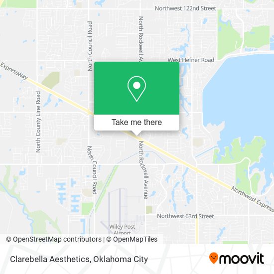 Clarebella Aesthetics map