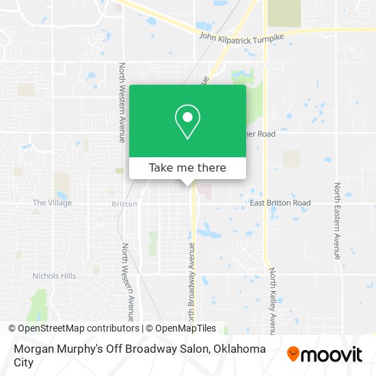 Morgan Murphy's Off Broadway Salon map