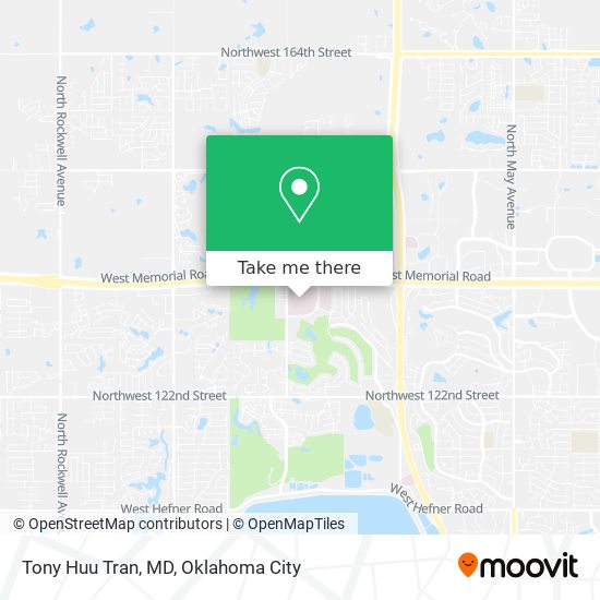 Mapa de Tony Huu Tran, MD