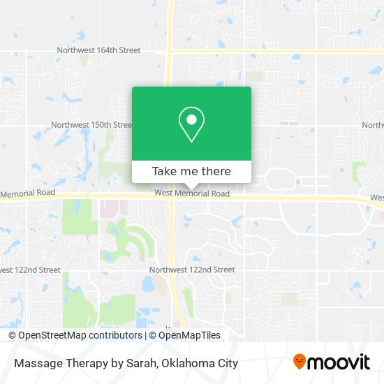 Massage Therapy by Sarah map