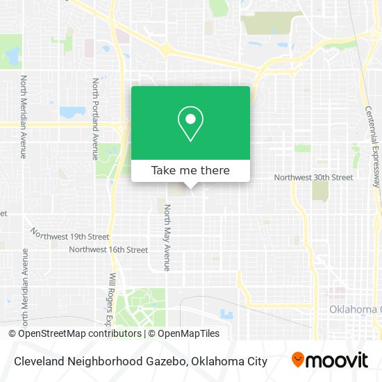 Cleveland Neighborhood Gazebo map