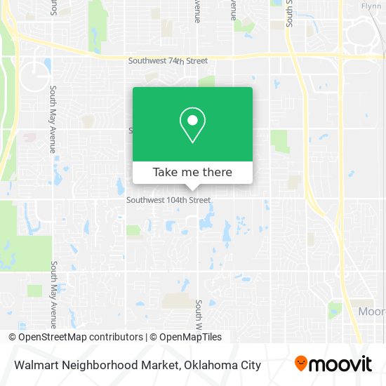 Mapa de Walmart Neighborhood Market