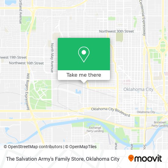 Mapa de The Salvation Army's Family Store