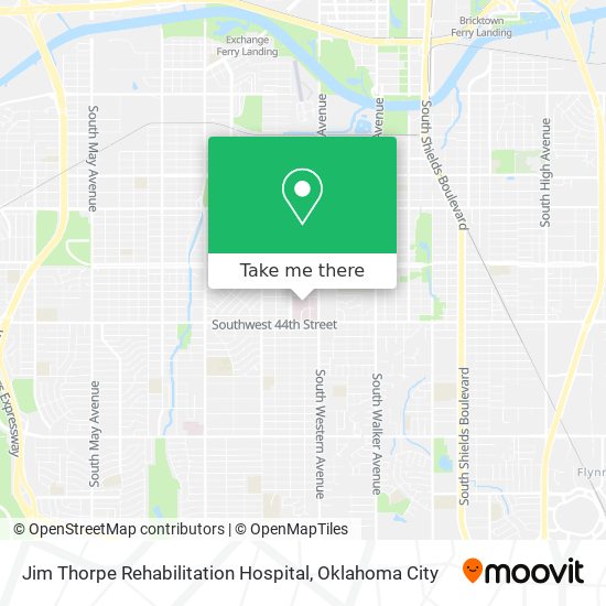 Jim Thorpe Rehabilitation Hospital map
