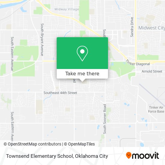 Townsend Elementary School map