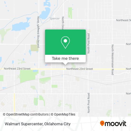 Walmart Supercenter map