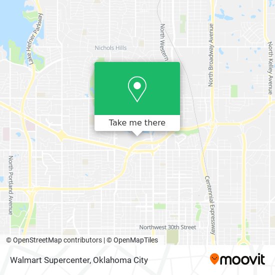 Walmart Supercenter map