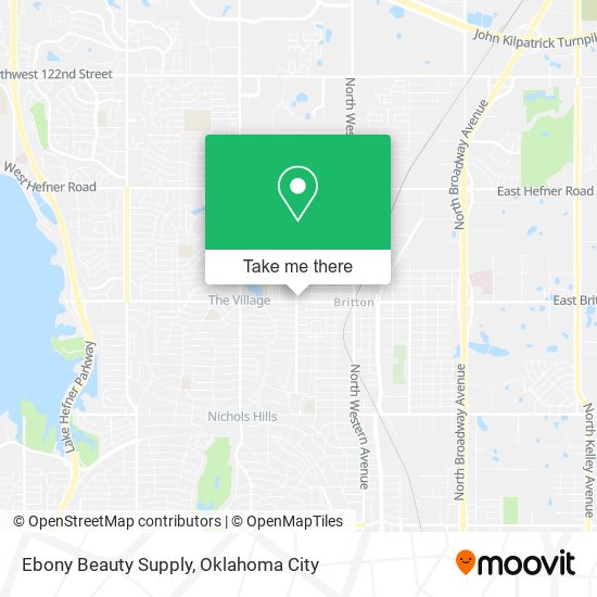 Ebony Beauty Supply map