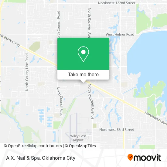 A.X. Nail & Spa map
