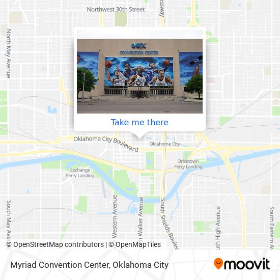 Myriad Convention Center map