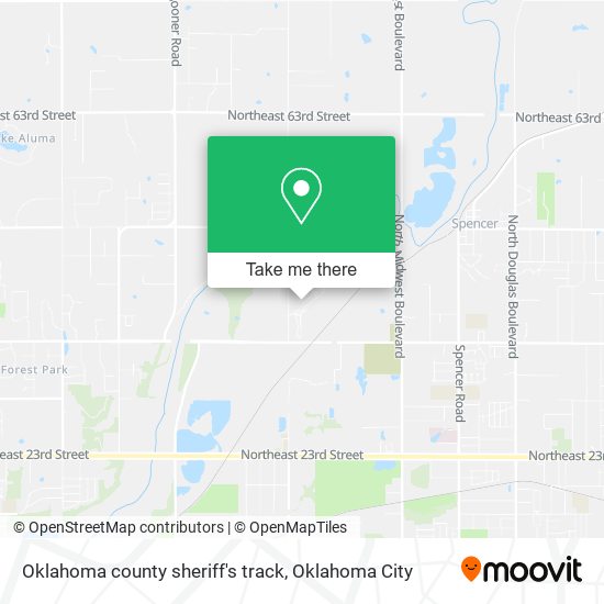 Oklahoma county sheriff's track map