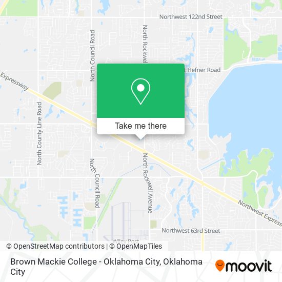 Mapa de Brown Mackie College - Oklahoma City