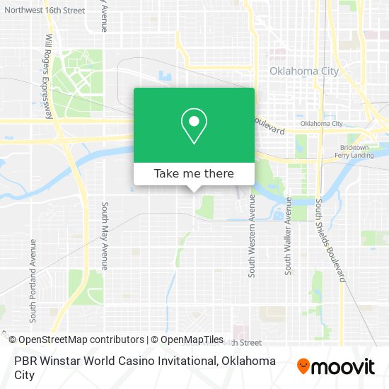 PBR Winstar World Casino Invitational map