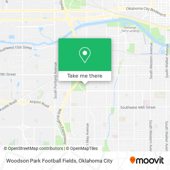 Mapa de Woodson Park Football Fields