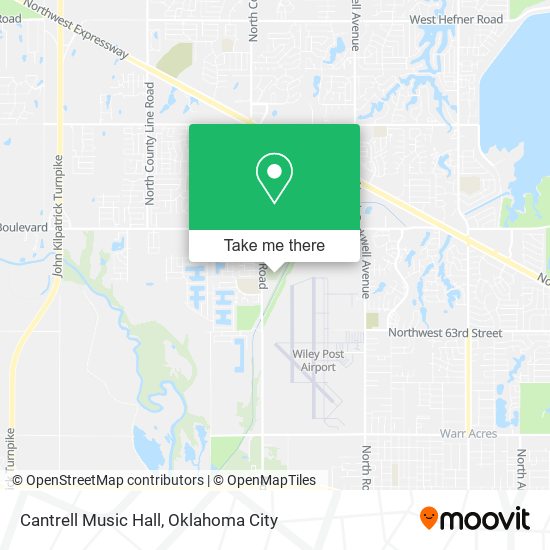 Mapa de Cantrell Music Hall