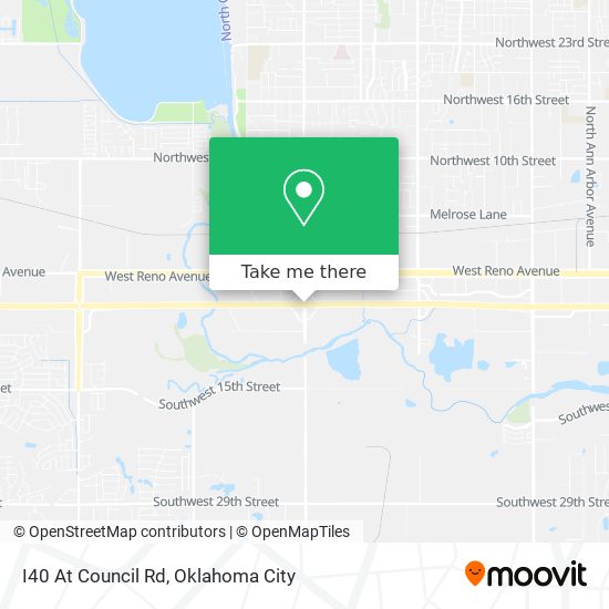 Mapa de I40  At Council Rd