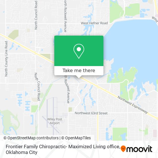 Mapa de Frontier Family Chiropractic- Maximized Living office