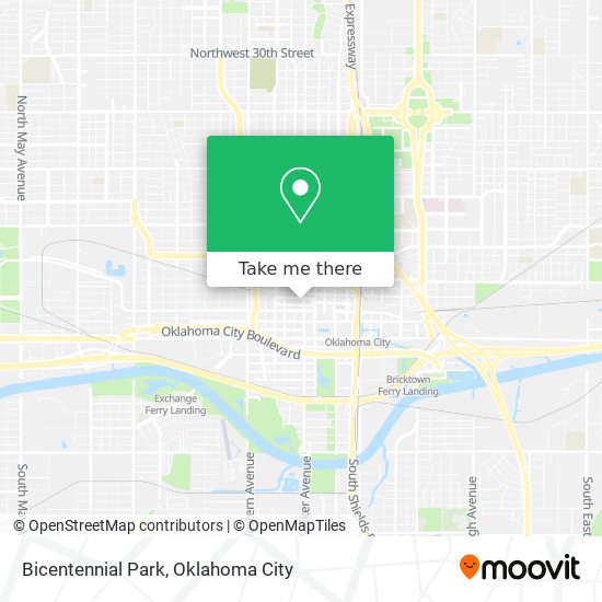 Bicentennial Park map