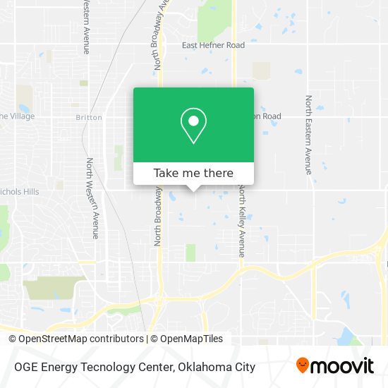 OGE Energy Tecnology Center map