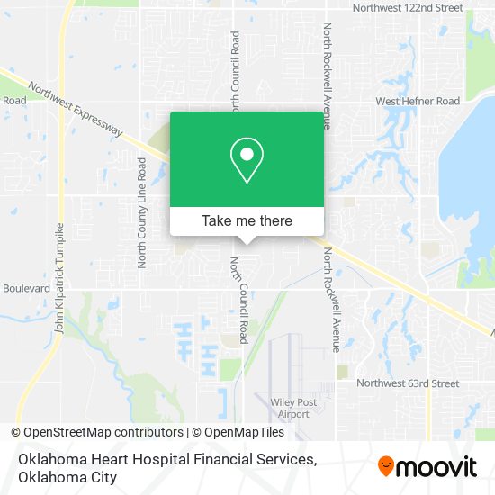 Oklahoma Heart Hospital Financial Services map