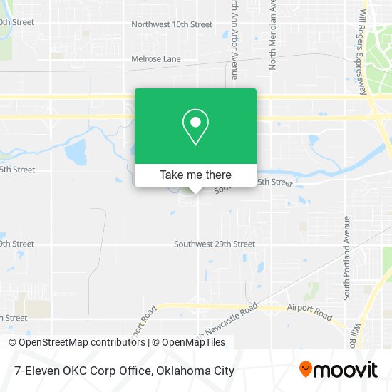 7-Eleven OKC Corp Office map