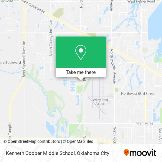Mapa de Kenneth Cooper Middle School