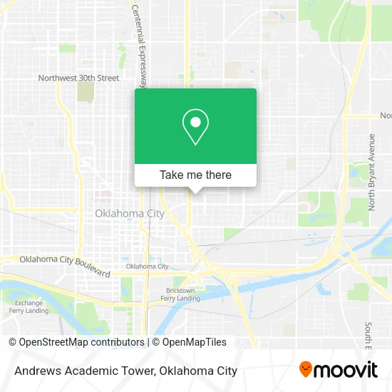 Mapa de Andrews Academic Tower