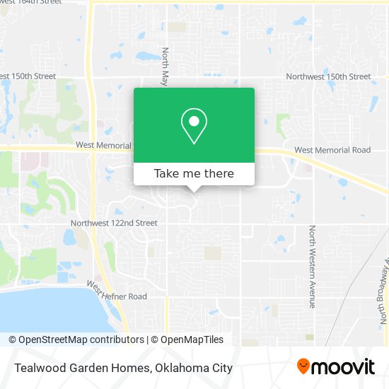 Tealwood Garden Homes map