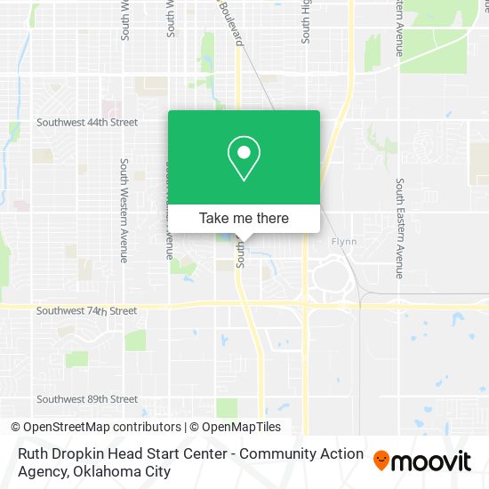 Ruth Dropkin Head Start Center - Community Action Agency map
