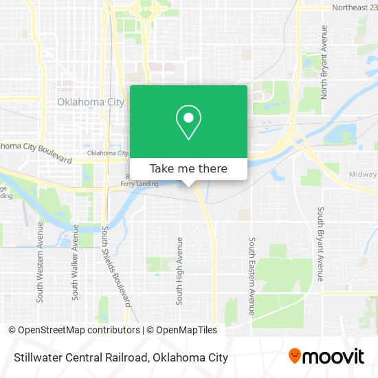 Stillwater Central Railroad map