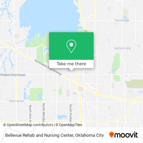 Bellevue Rehab and Nursing Center map