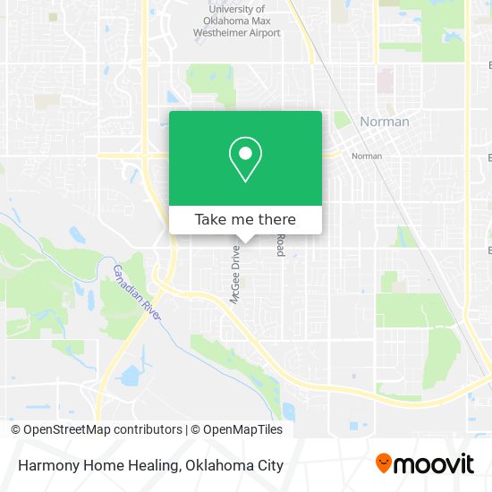 Harmony Home Healing map