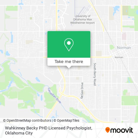 Wahkinney Becky PHD Licensed Psychologist map