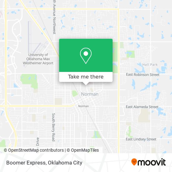 Boomer Express map