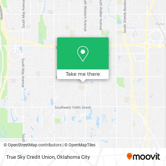 True Sky Credit Union map