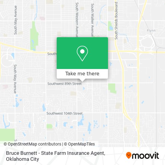 Bruce Burnett - State Farm Insurance Agent map