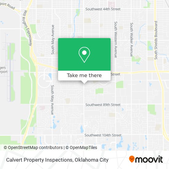 Calvert Property Inspections map