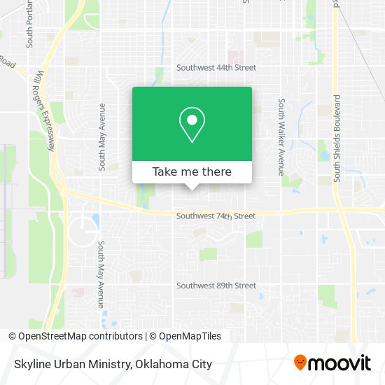Mapa de Skyline Urban Ministry