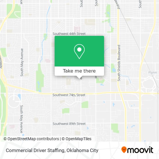 Mapa de Commercial Driver Staffing