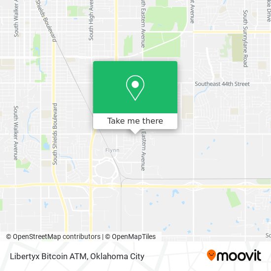 Mapa de Libertyx Bitcoin ATM