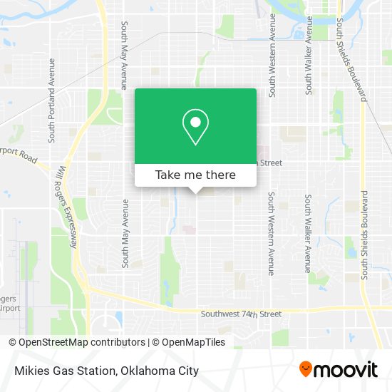 Mapa de Mikies Gas Station
