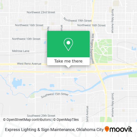 Mapa de Express Lighting & Sign Maintenance