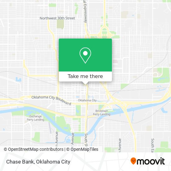 How to get to Chase Bank in Oklahoma City by Bus?