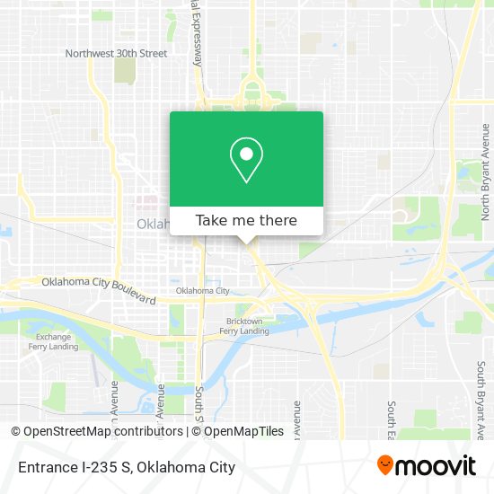 Mapa de Entrance I-235 S