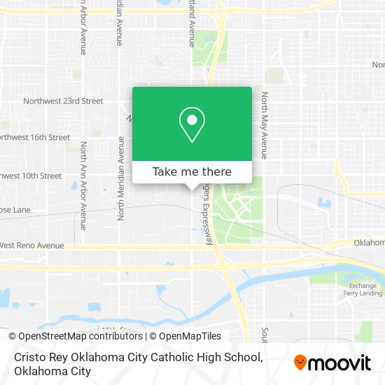 Mapa de Cristo Rey Oklahoma City Catholic High School