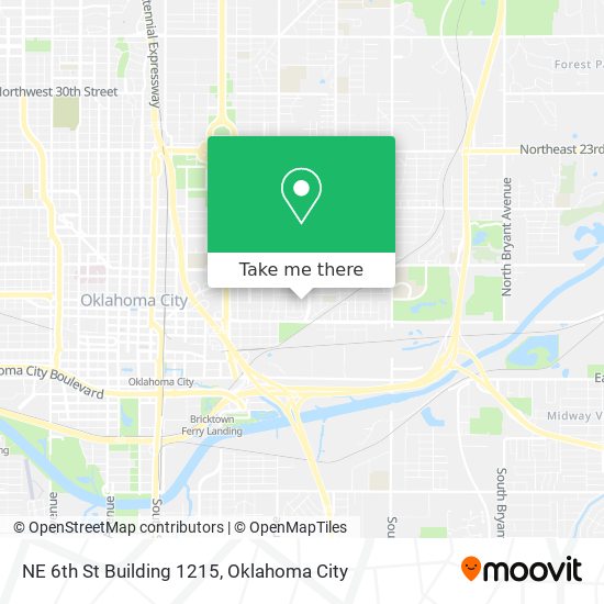NE 6th St Building 1215 map
