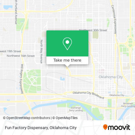 Mapa de Fun Factory Dispensary