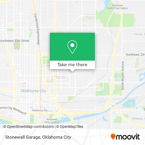 Mapa de Stonewall Garage